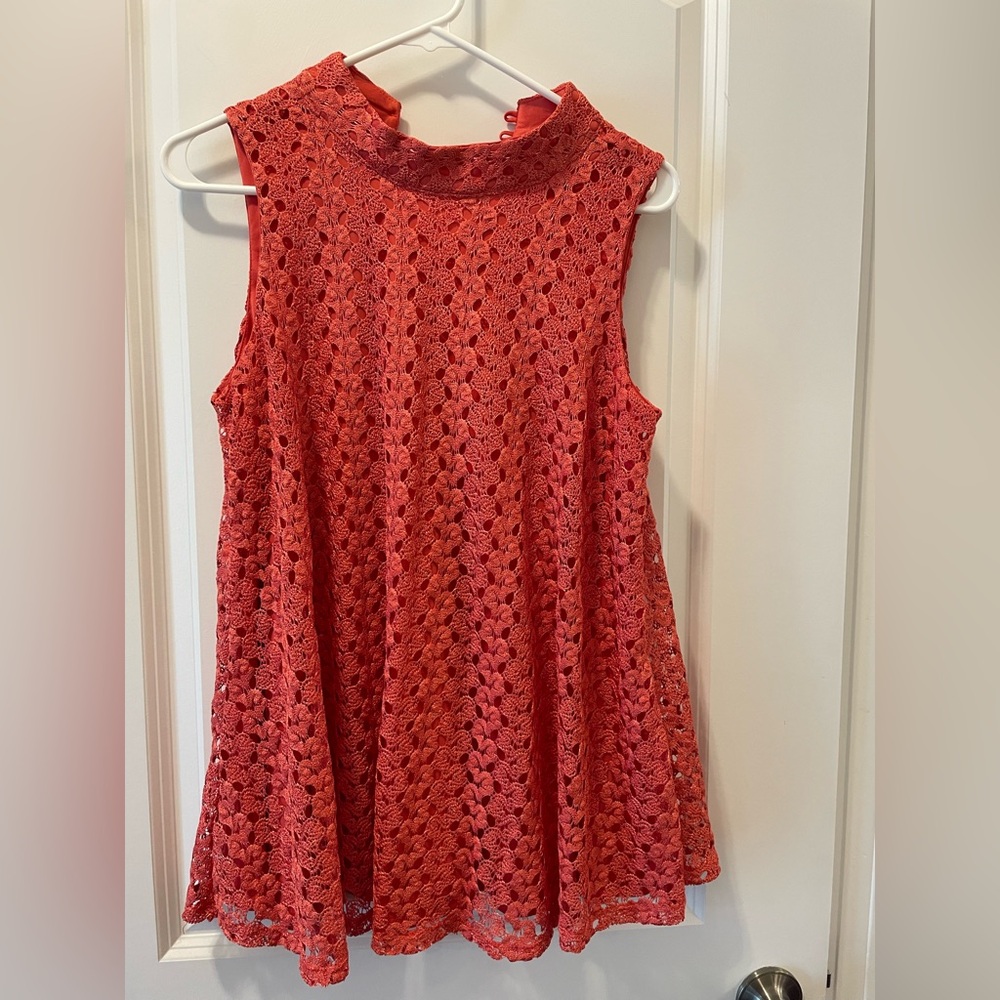 New Directions coral top